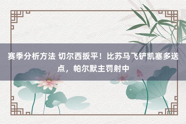 赛季分析方法 切尔西扳平！比苏马飞铲凯塞多送点，帕尔默主罚射中